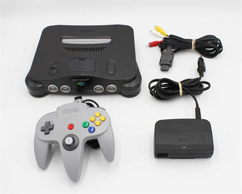 Nintendo 64 - Charcoal Grey - Konsol - SNR NUP12257176 (B Grade) (Genbrug)